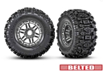TRX8979A Reifen/F. TRX MAXX TSM-Belted! schwarz-chrome